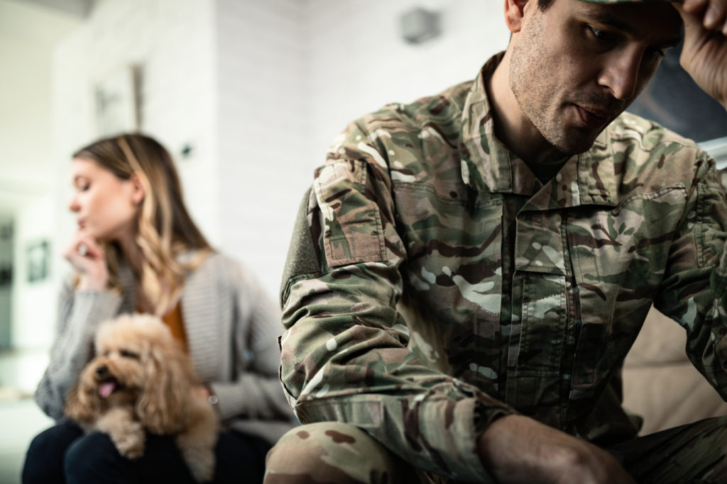 military officer with his wife at home.
Bay Area Military Divorce - Ryan Family Law
